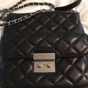Michael Kors crossbody quilted leather bag.